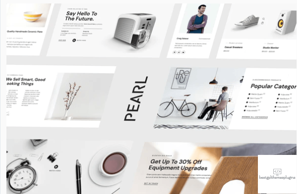 Pearl %E2%80%93 Modern Simple WooCommerce Store Template Kit
