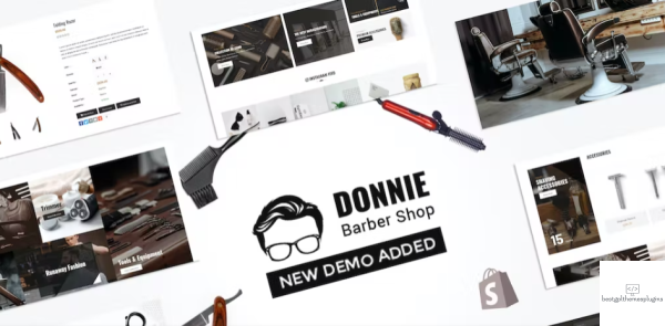 Donnie Salon Barber Shop Shopify Theme