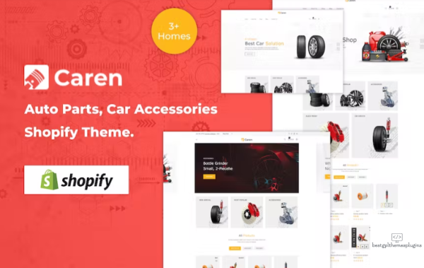 Caren Auto Parts Car Accessories Shopify Theme