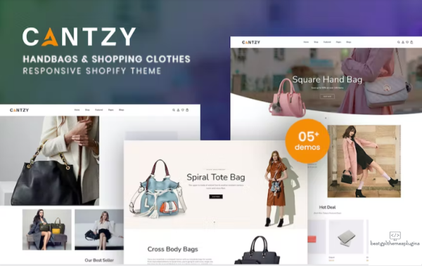 Cantzy Handbags Shopping Clothes Shopify Theme