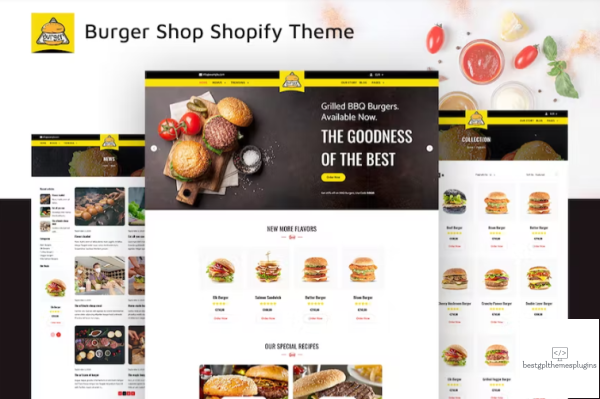 Burgs Food Delivery Restaurant Shopify Theme