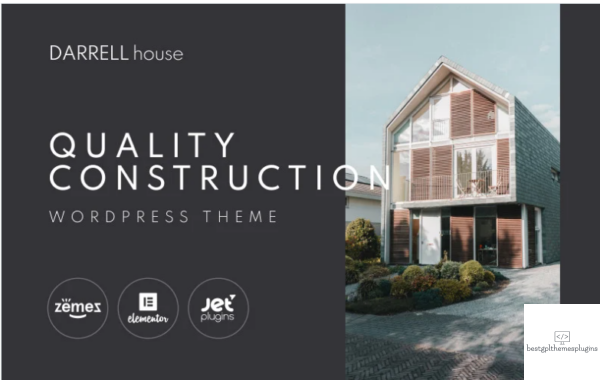 Darrell house Quality Construction WordPress Theme