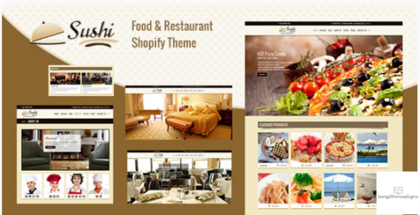 Sushi Shopify Menu Restaurant Theme