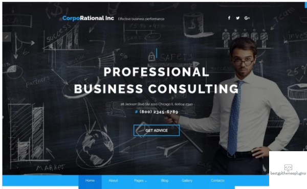 CorpoRational Inc Business Consulting Joomla Template