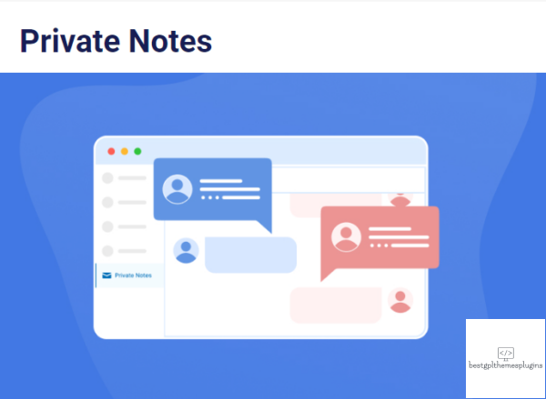 User Registration Private Notes