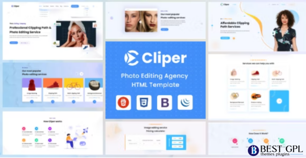 Cliper Image Editing Agency HTML Template