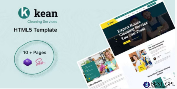 Kean Cleaning Services HTML5 Template