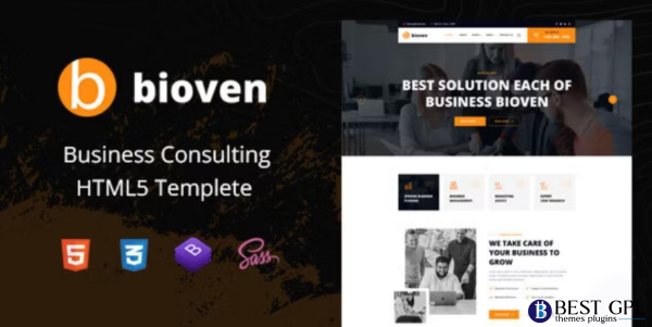 Bioven Business Consulting HTML5 Template