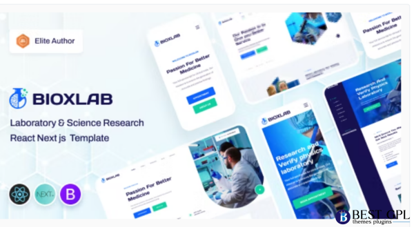 Bioxlab %E2%80%93 Laboratory Science Research React Next js Template