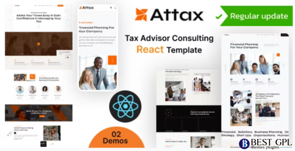 Attax Business Consulting React Next Js Template