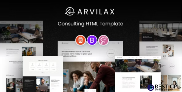 Arvilax Business Consulting HTML Template