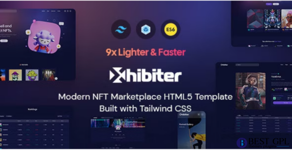 Xhibiter NFT Marketplace HTML Template