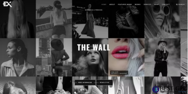 The Wall Photography Portfolio Template