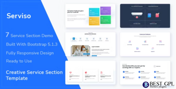 Serviso Creative Service Section Template