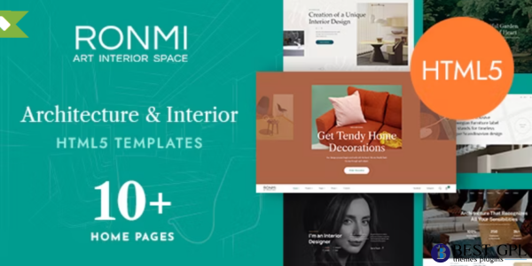 Ronmi Interior Design Architecture HTML5 Template
