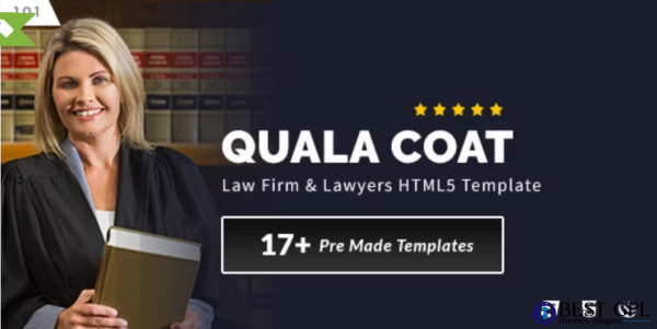 Quala Coat Law Firm Lawyers HTML5 Template