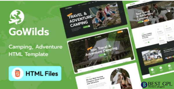 Gowilds Travel Tour Booking HTML Template