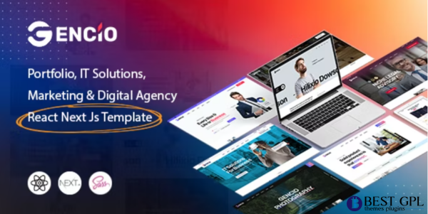 Gencio %E2%80%93 Marketing Digital Agency React Next js Template