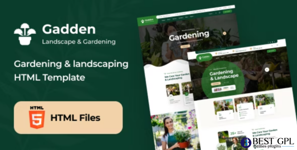 Gadden Garden Landscaping HTML Template
