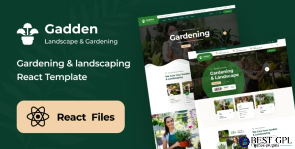 Gadden Garden Landscaping React NextJs Template