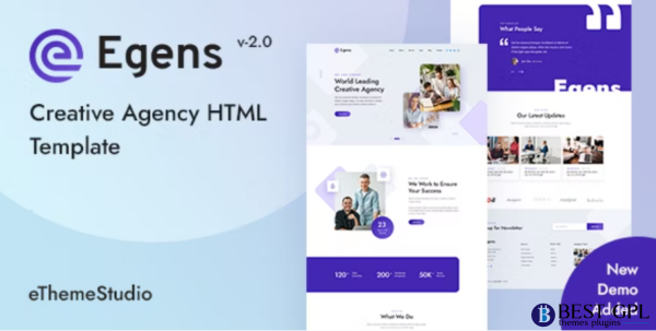 Egens Creative Agency HTML Template