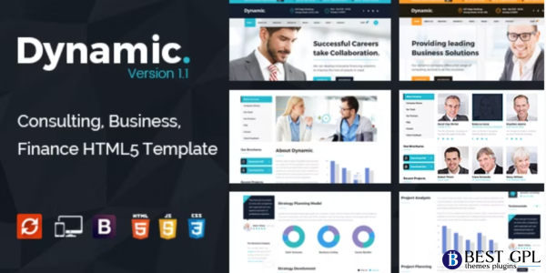 Dynamic Consulting Finance HTML5 Template