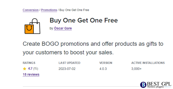 Woocommerce Buy One Get One Free