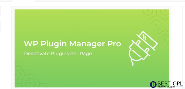 WP Plugin Manager Pro WordPress Plugin with original license key Activation for lifetime