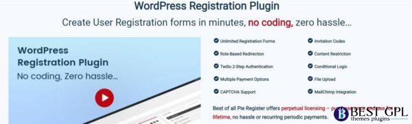 Pie Register Premium %E2%80%93 WordPress Registration Plugin