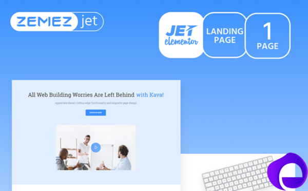 Benefix Minimal Consulting Jet Elementor Template