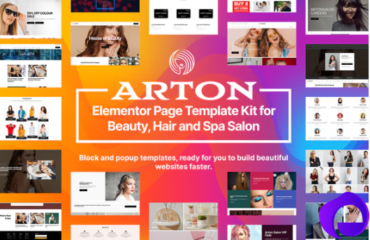 Arton Beauty Spa Salon Template Kit