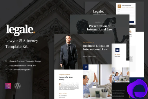 Legale Lawyer Law Firm Template Kit