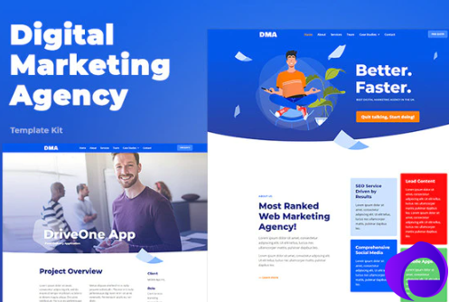 DMA Digital Marketing Agency Template Kit