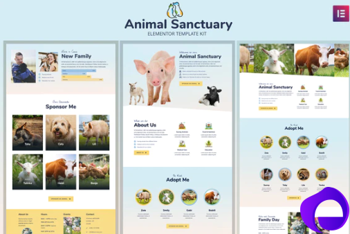 Animal Sanctuary Non Profit Template Kit