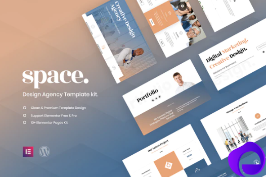 Space Creative Agency Template Kit