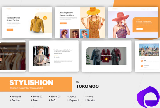 Stylishion Fashion Elementor Template Kit