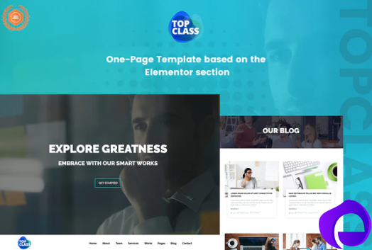 TopClass Business Agency Template Kit