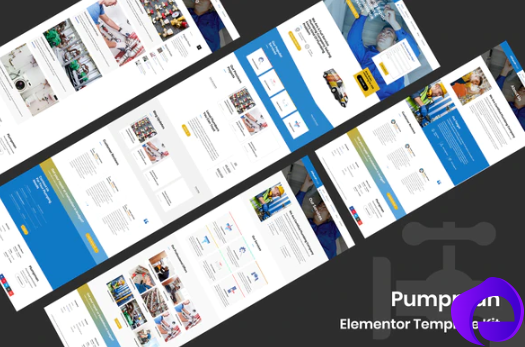 Pumpman Plumbing Service Elementor Template Kit