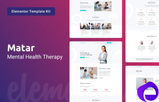 Matar — Mental Health Therapy Template Kit 1