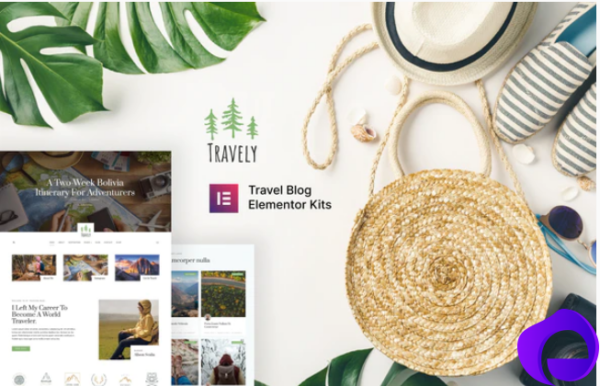Travely Travel Blog Template Kit 1