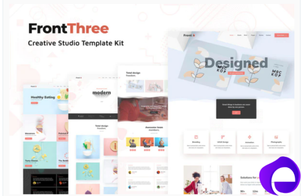 FrontThree Creative Studio Template Kit 1