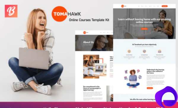 Tomahawk Online Courses Template Kit