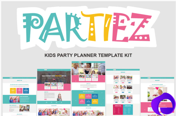 Partiez Kids Party Planner Template Kit