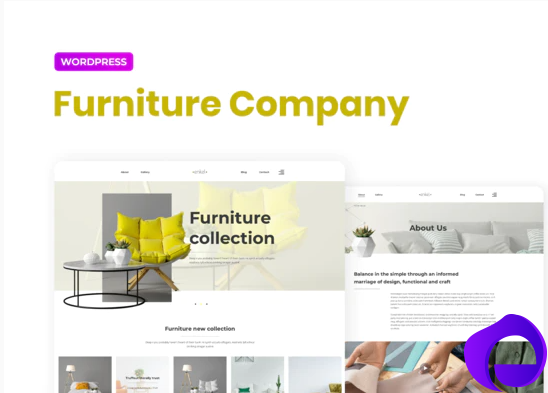 Enkel – Furniture Company Template Kit