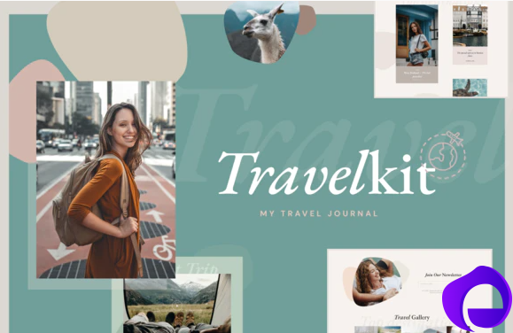 TravelKit Journal Blog Template Kit for Elementor