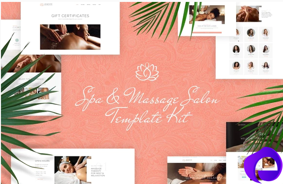 Jacqueline Spa Massage Salon Elementor Template Kit