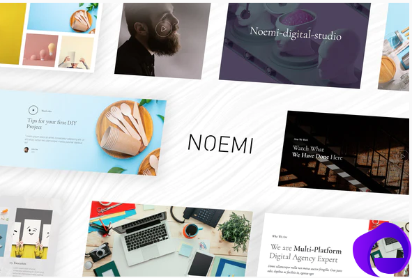 Noemi – Creative Agency Portfolio Template Kit