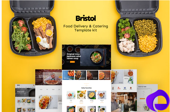 Bristol – Food Delivery Catering Elementor Template Kit