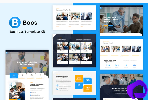 Boos Business Elementor Template Kit
