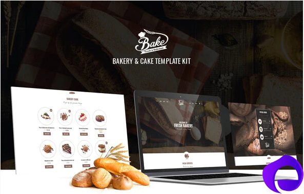 Bake Bakery Cake Elementor Template Kit